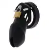 Hidden Desire - Extreme Chastity Cock Cage Silicone L. Silikonowa klatka, regulowane dopasowanie, kontrola erekcji