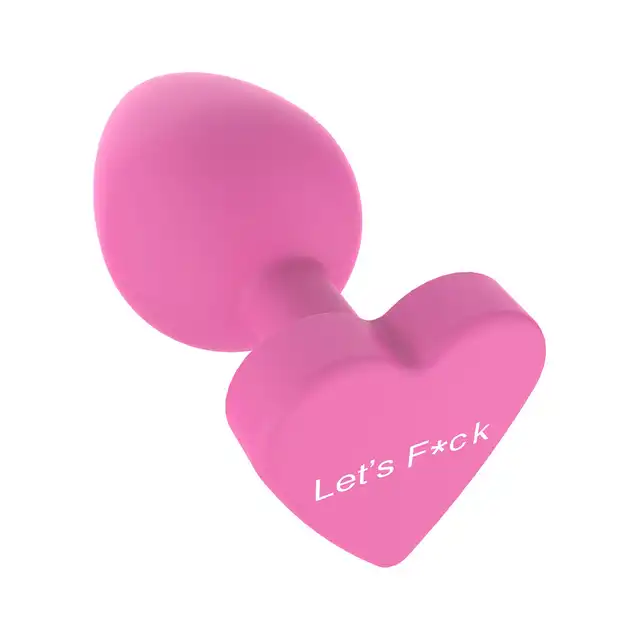 ToyJoy - Anal Play Booty Sweethearts Lets Fuck. Uroczy różowy korek analny idealny dla ciebie!