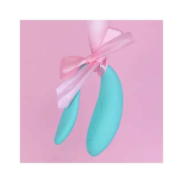 We-Vibe Sync Lite Aqua. Intuicyjny wibrator, wspólne wibracje, idealny dla początkujących par, w kolorze niebieskim