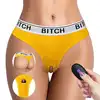 Lovetoy - Ingen Bitch Vibrating Panties M/L. Seksowne stringi z wibratorem bullet na pilota, dyskretna wibrująca bielizna