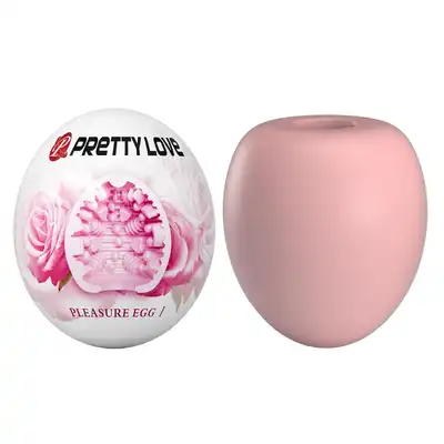 Pretty Love - Pleasure Egg. Nowy masturbator kieszonkowy o żebrowej strukturze i elastycznym materiale!