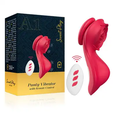 Erospace - Sweet Play Panty Vibrator with Remote Control. Masażer z pilotem, idealna stymulacja łechtaczki.
