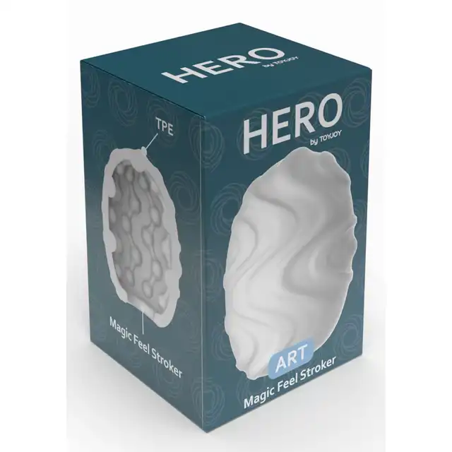 ToyJoy - Hero Mini Masturbator Art. Teksturowany masturbator o falowanej strukturze, spersonalizuj swoje doświadczenia