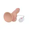 Lovetoy - The Ultra Soft Dude 9.0 Inch. Luksusowe dildo z wibracjami i przyssawką, design o realistycznej, ultra miękkiej strukturze