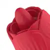Teazers - Rose Vibrator with Thrusting Dildo. Zabawka, która łączy w sobie trzy rodzaje stymulacji: wibracje, pchnięcia oraz lizanie językiem, pełne spektrum przyjemności