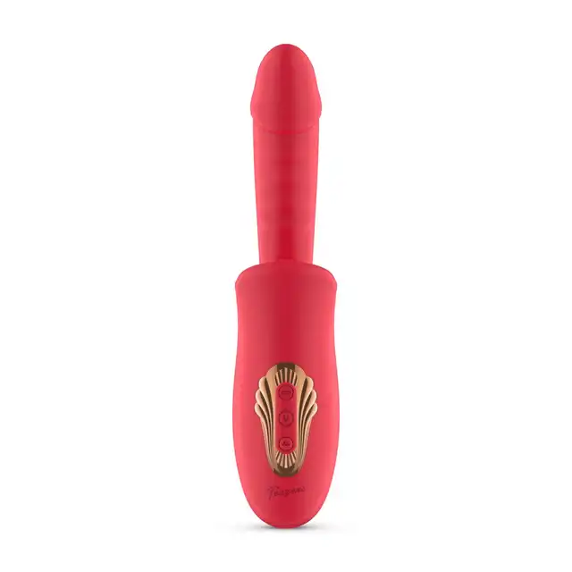 Teazers - Dildo with Clitoris Stimulator. Wyjątkowy wibrator do intensywnej stymulacji wewnętrznej i zewnętrznej, wibracje i lizanie