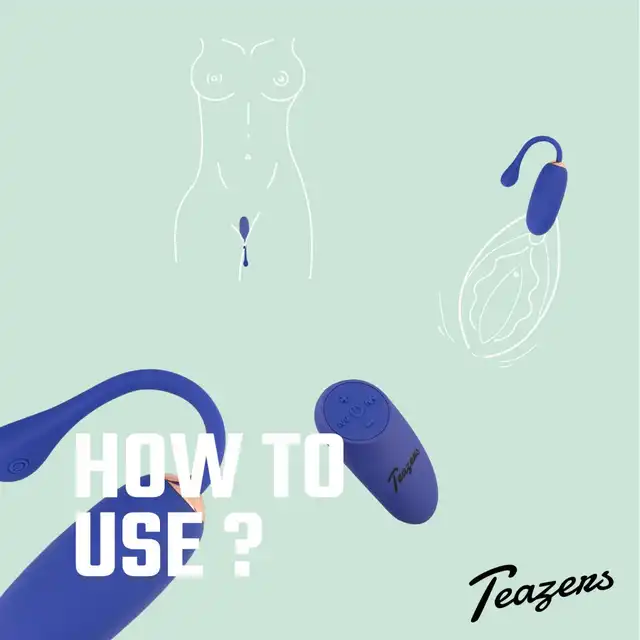 Teazers - Vibrating Egg with Remote Control. Wibrujące jajeczko z pilotem zdalnym, wiele trybów intensywnych wibracji