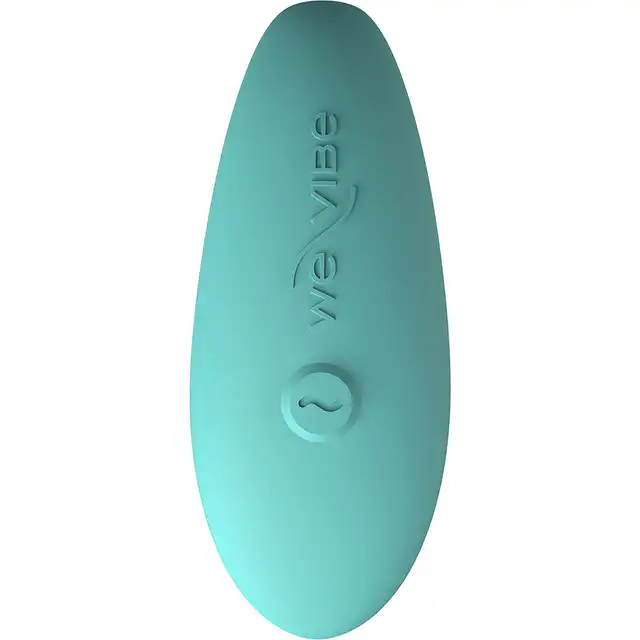 We-Vibe Sync Lite Aqua. Intuicyjny wibrator, wspólne wibracje, idealny dla początkujących par, w kolorze niebieskim