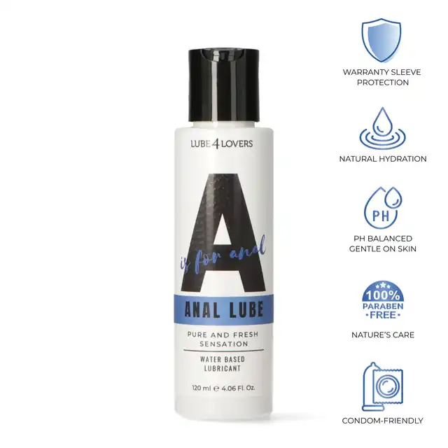 Lube4Lovers - A is for Anal Lube. Wodny lubrykant analny z aloesem dla maksymalnego komfortu