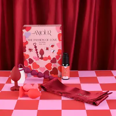 Amour - The Passion Of Love Alluring Anal Kit. Idealny zestaw zabawek analnych do odkrywania przyjemności z treningu analnego