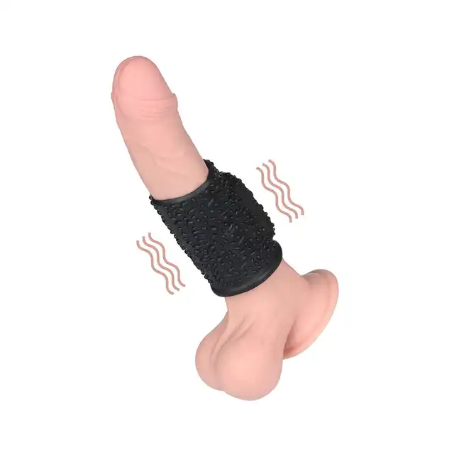 LoveToy - Drip Knights Ring Vibrating Penis Sleeve. ibrujący pierścień na penisa