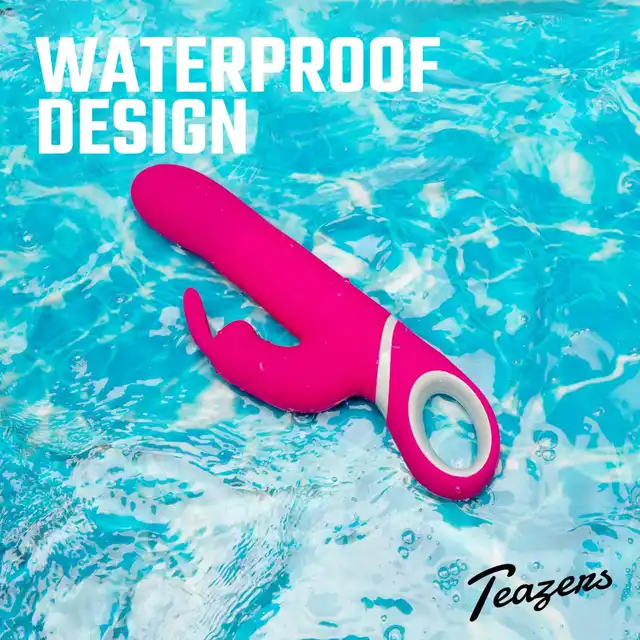 Teazers - Rotating &amp; Vibrating Rabbit Vibe. Wibrator królik z funkcją obrotów i wibracji, wiele możliwości dla intensywnych doznań
