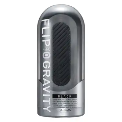 Tenga - Flip Zero 0 Gravity Black.  Luksusowy masturbator z zaawansowaną technologią i łatwym czyszczeniem