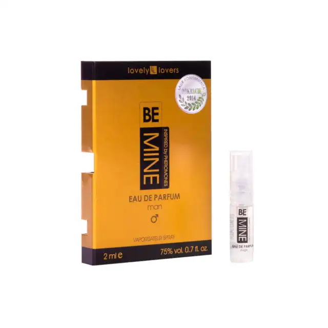 Lovely Lovers - Be MIne Original Eau De Perfum Man 2ml. Męskie perfumy z feromonami, stworzone z myślą o przyciąganiu uwagi i podkreślaniu osobowości mężczyzn typu alfa