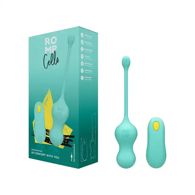 Romp - Cello. Wibrator G-Spot o zaawansowanej konstrukcji z bezprzewodowym pilotem