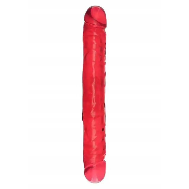 Seven Creations - Penis SoReal 13". Elastyczne żelowe dildo dwustronne, idealne do stymulacji analnej i waginalnej