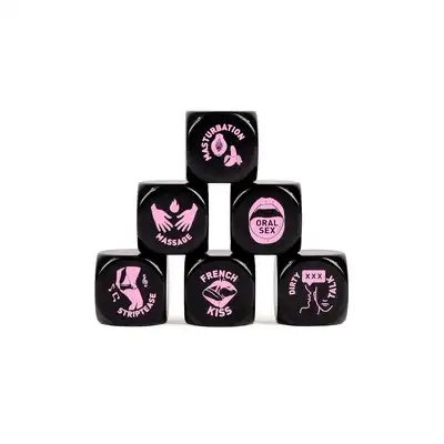 Secret Play - Foreplay Dice 1 Pcs. Erotyczna kość do gry, zabawna gra wstępna na każdą okazję