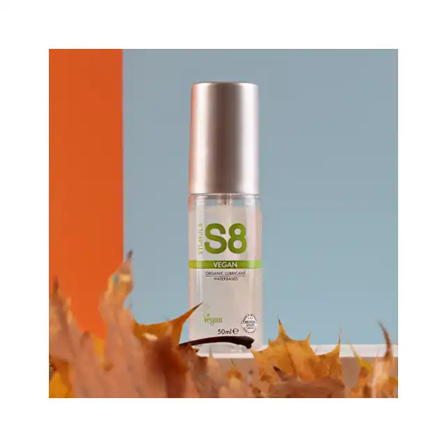 S8 - Vegan Organic Waterbased Lubricant 50ml. Wegański lubrykant na bazie wody, naturalne i bezpieczne rozwiązanie