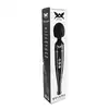 Pixey - Deluxe Black Chrome. Potężny wibrator magiczna różdżka, bezprzewodowy, moc, elegancja i nieprzerwana przyjemność