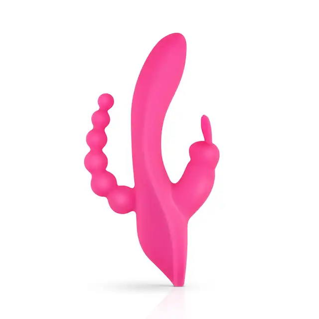 Teazers - Double Rabbit Vibrator. Podwójny wibrator królik: Intensywna stymulacja łechtaczki, punktu G i strefy analnej w jednym