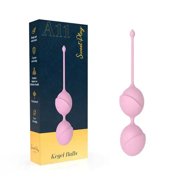 Erospace - Sweet Play Kegel Balls. Kulki Kegla Sweet Play, trening mięśni dna miednicy z subtelną przyjemnością