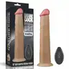 LoveToy - Nature Cock 10 Inch Dual Layered. Dwuwarstwowy, realistyczny wibrator z 10 trybami wibracji i obrotów