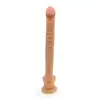 Kiotos - Mega Cox Flesh 05. Mega długie dildo o stymulującej powierzchni i mocnej przyssawce, realistyczne doznania na większą skalę