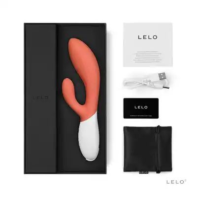 LELO - Ina 3 Rabbit Vibrator Cora. Kultowy wibrator z króliczkiem z sylikony medycznego w nowej odsłonie