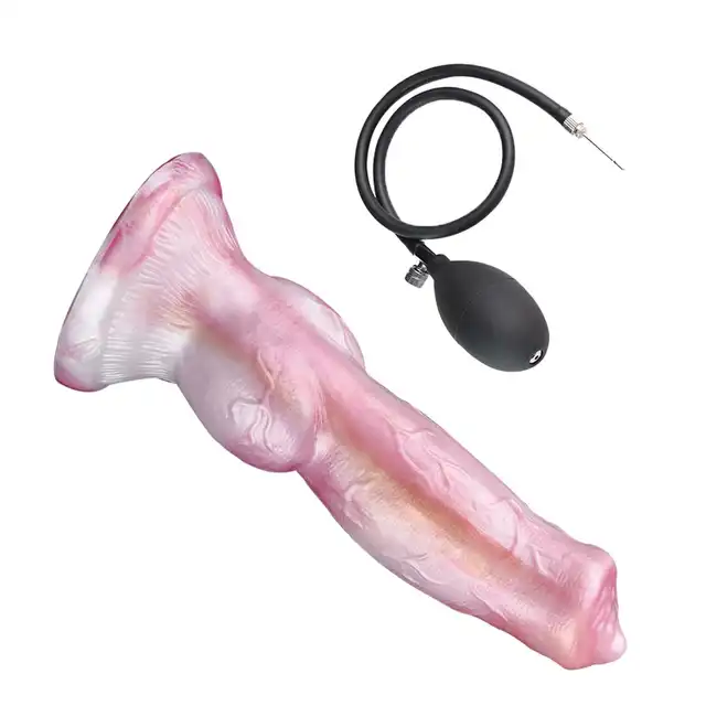 Kiotos Monstar - Dildo Beast 88 Inflatable. Dildo dla osób, które pragną intensywnych, niezwykłych doznań i chcą w pełni dopasować rozmiar do własnych potrzeb