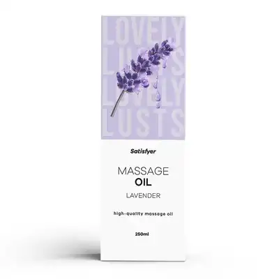 Satisfyer - Neutral High-Quality Massage Oil. Naturalny, olejek do masażu o pięknym zapachu lawendy