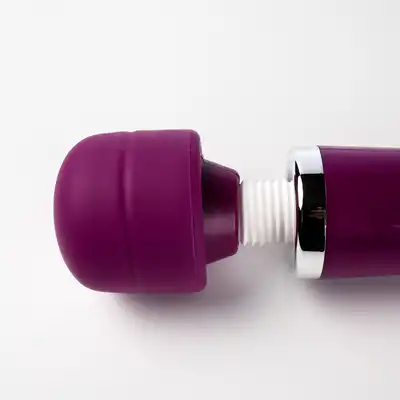Simple Pleasure – Masażer Kulowy Magiczna Różdżka. Bezprzewodowy masażer AV Wand z 10 trybami wibracji i elastyczną głowicą 360°