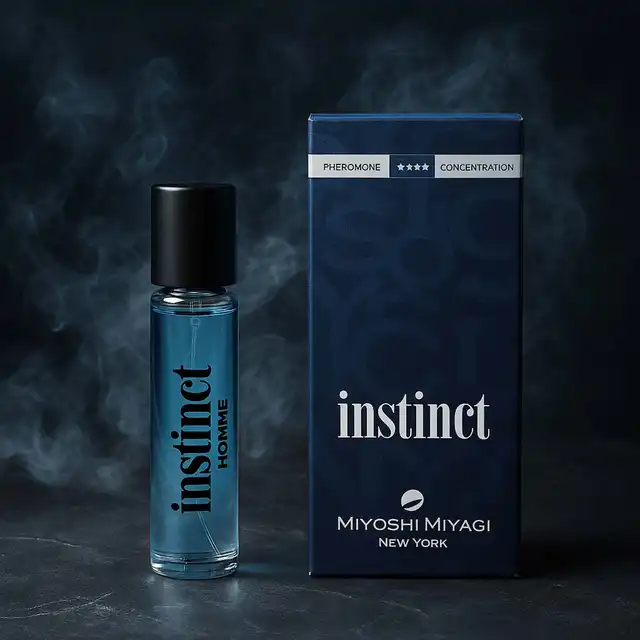 Miyoshi Miyagi - Instinct Homme 15 ml. Perfumy z feromonami dla mężczyzn, które łączą siłę, elegancję i magnetyzm