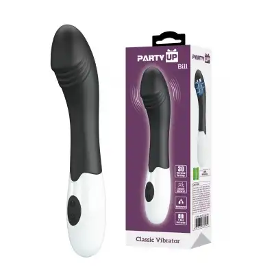 Party Up – Bill. Klasyczny wibrator o 30 funkcjach wibracji – elegancja, moc i satysfakcja w jednym