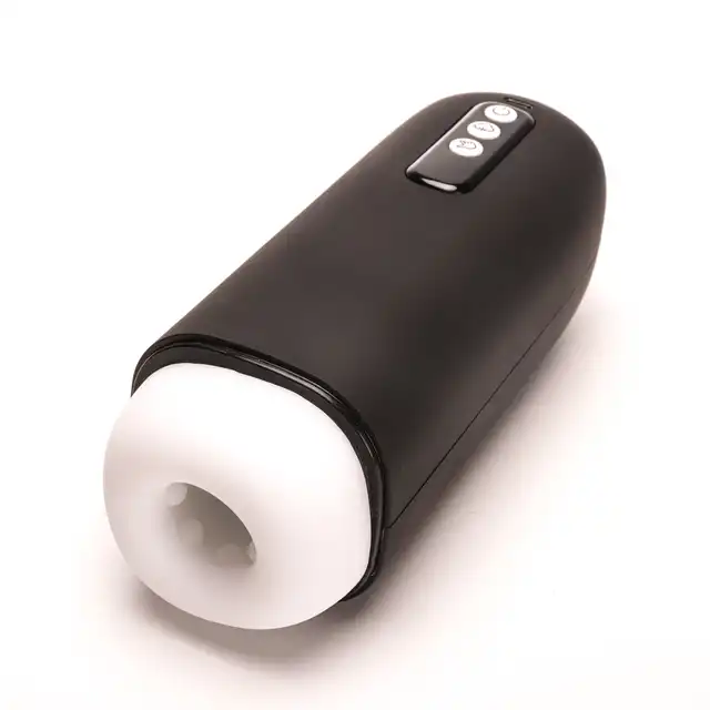 Velvet Touch – Masturbator z Wibracją i Ssaniem Cyberskóra Ładowany USB Czarny. Realistyczne doznania dzięki zaawansowanej technologii wibracji i ssania