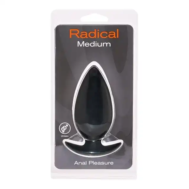 Seven Creations - Radical Medium. Silikonowy plug analny o stożkowym kształcie