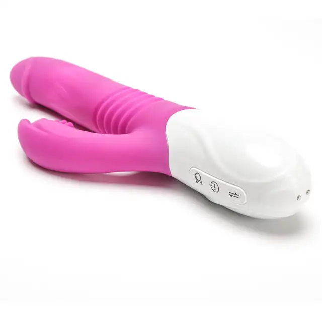 Velvet Touch – Wibrator Silikonowy Typ Króliczek. Fioletowy wibrator z funkcją ekspandera i ruchu posuwistego, stworzony dla intensywnej i zmysłowej stymulacji.