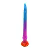 Kiotos Monstar - Dildo Beast 91.Fantazyjne dildo w smoczym kształcie i fluorescencyjnych kolorach
