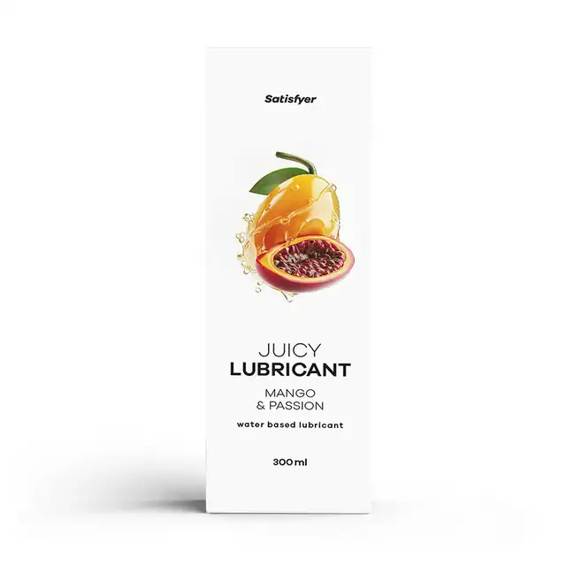 Satisfyer - Passion mango. Gęsty pachnący i smaczny juicy lubrykant 300 ml. 