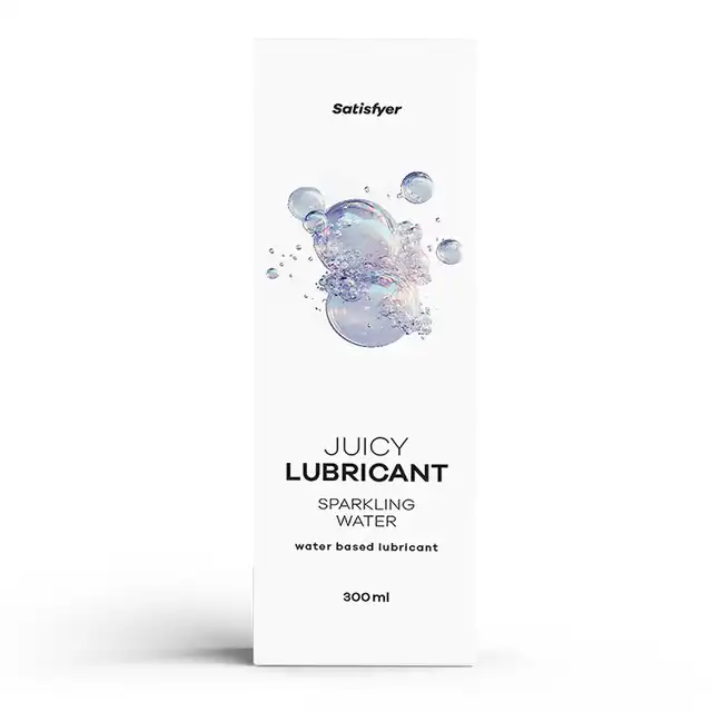 Satisfyer - Sparkling Water. Wodny lubrykant z zaskakującą formułą wywołującą mrowienie, która zapewnia ekscytujące uczucie i wyjątkowy poślizg