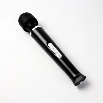 Simple Pleasure - Magiczna Różdżka Czarna. Potężny masażer z 10 trybami wibracji dla pełnej relaksacji i przyjemności