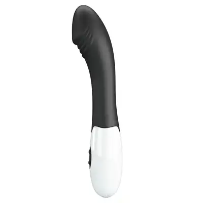 Pretty Love – Elemental Black. Klasyczny, prosty wibrator z 30 programami (14 cm), w nowym czarnym kolorze.