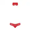 Obsessive - 822-SEA-3. Zmysłowy komplet 2-częściowy z maską i figami w rozmiarze L/XL