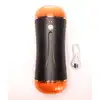 Velvet Touch - Masturbator z Wibracją Dwustronny Wagina i Anus. Realistyczny gadżet z cyberskóry z 7 trybami wibracji i magnetycznym ładowaniem USB