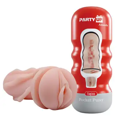Party Up - Amanda. Masturbator w kubeczku. 
