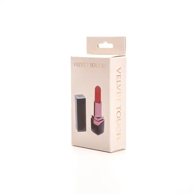 Velvet Touch – Wibrator Mini w Kształcie Szminki Ładowany USB Czarny. Dyskretna elegancja i moc ukryta w kompaktowej formie