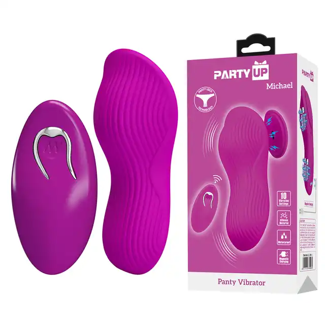 Party Up - Michael. Elegancki, kompaktowy wibrator stworzony dla tych, którzy pragną przyjemności zawsze i wszędzie