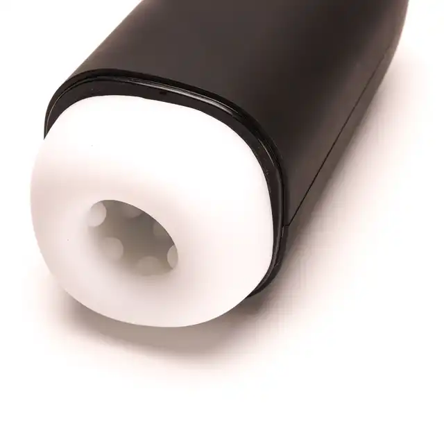 Velvet Touch – Masturbator z Wibracją i Ssaniem Cyberskóra Ładowany USB Czarny. Realistyczne doznania dzięki zaawansowanej technologii wibracji i ssania