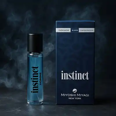 Miyoshi Miyagi - Instinct Homme 15 ml. Perfumy z feromonami dla mężczyzn, które łączą siłę, elegancję i magnetyzm