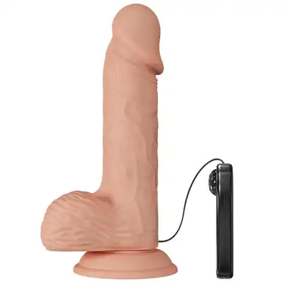 Baile – Beautiful Catoblepas Vibration 8.1".  Realistyczne dildo wibrujące z przyssawką i pilotem