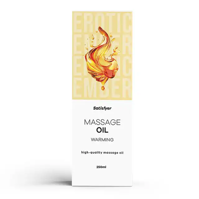 Satisfyer - Warming High-Quality Massage Oil. Naturalny, olejek do masażu z efektem rozgrzewającym